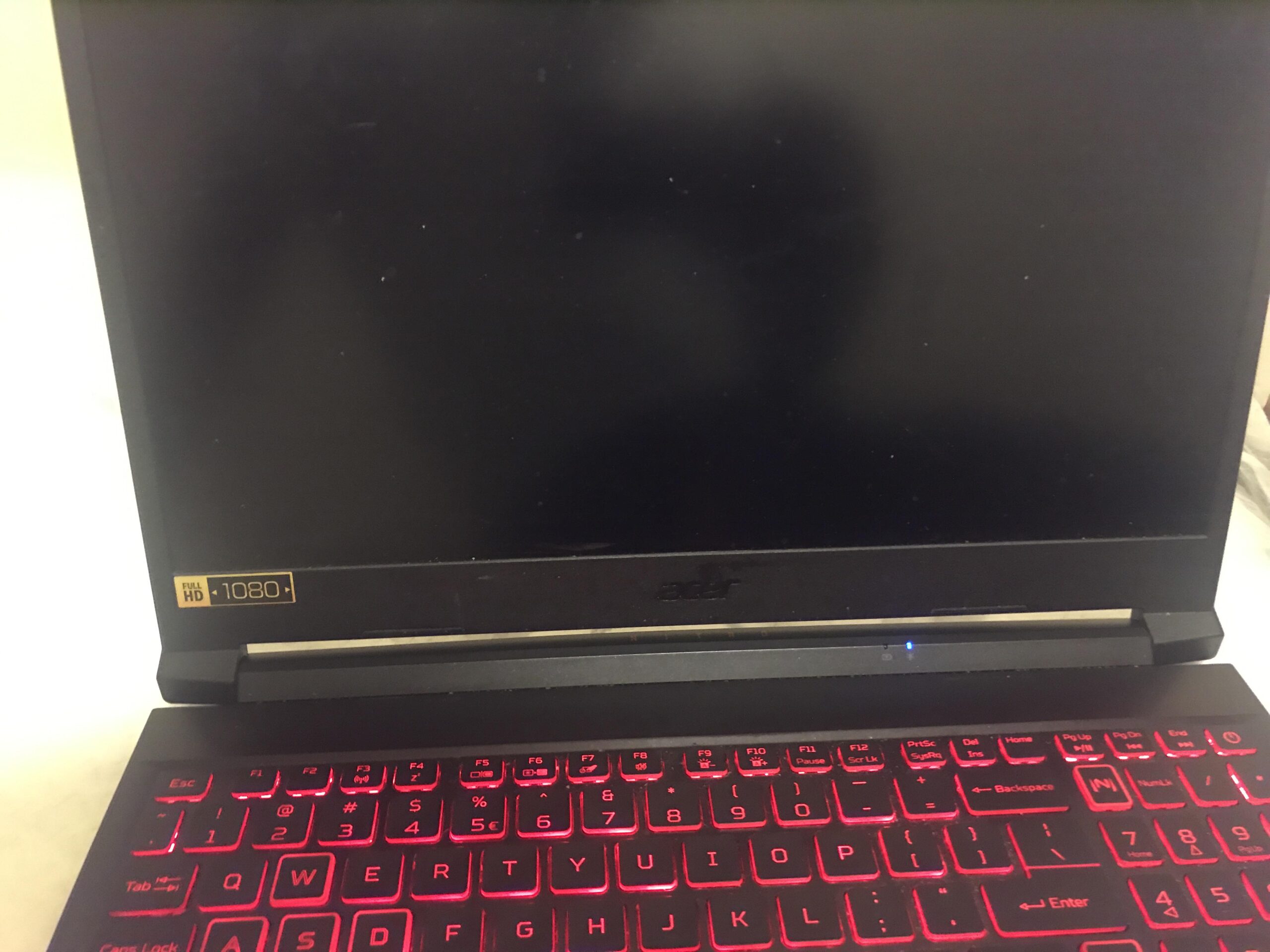 acer black screen