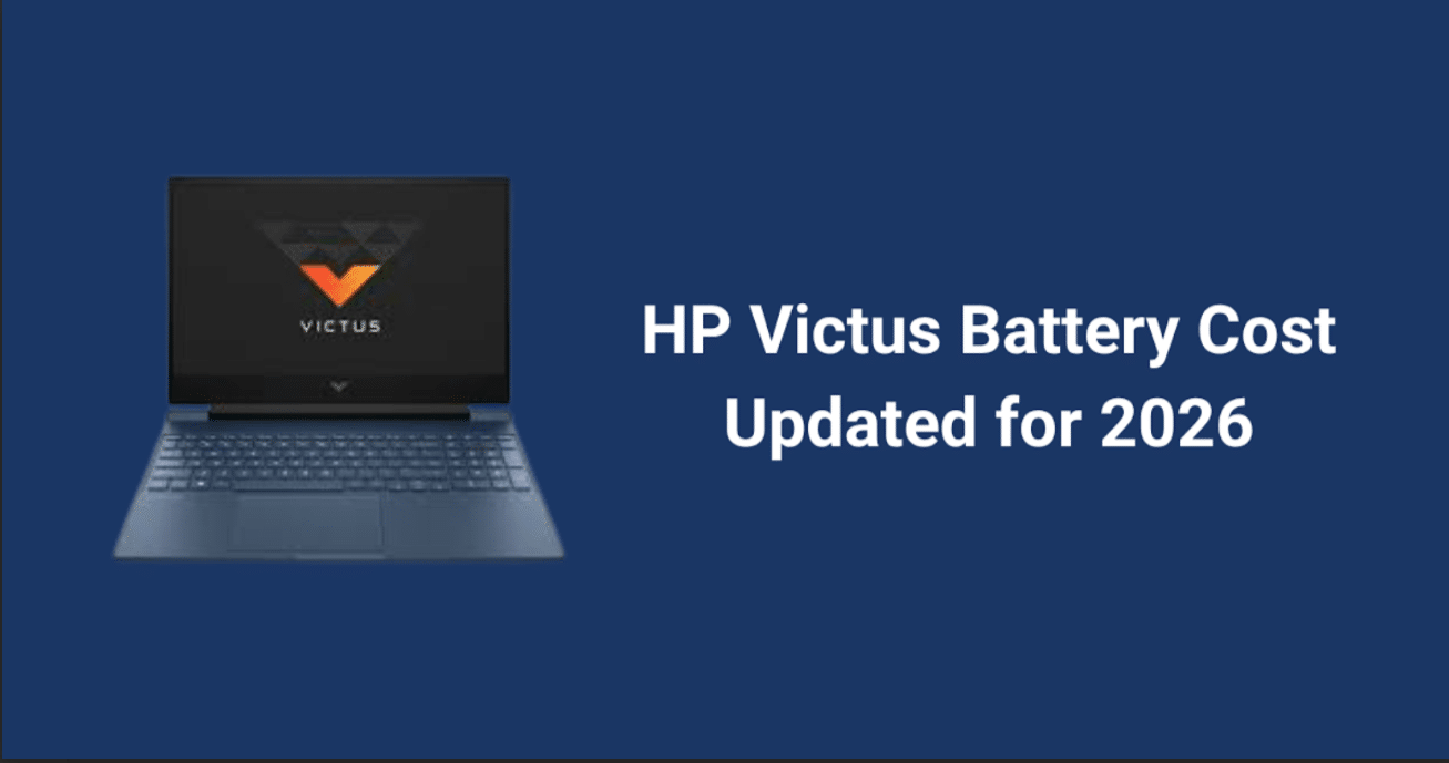 HP victus Battery replacement cost