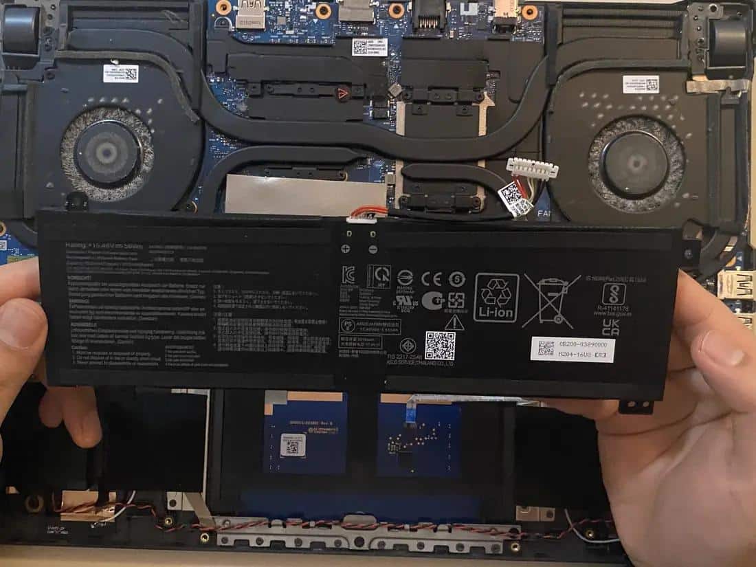 asus rog battery replacement cost