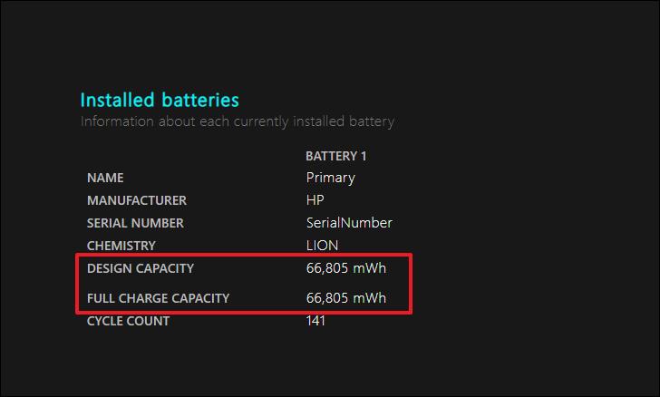 lenovo laptop battery percentage not increasing