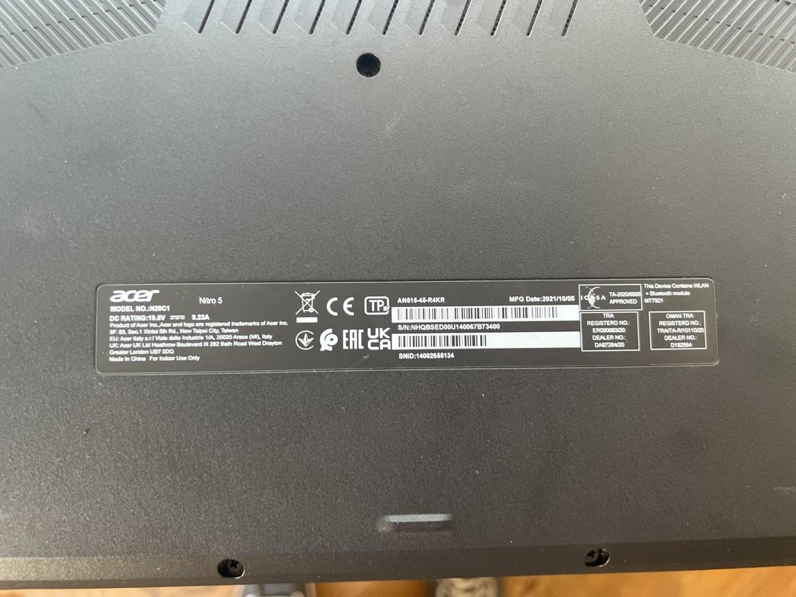 acer nitro battery replacement cost